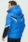 Оптом Куртка зимняя мужскаясинего цвета 9440S в Казани, фото 10