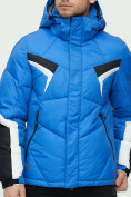 Оптом Куртка зимняя мужскаясинего цвета 9440S в  Красноярске, фото 9