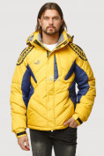 Оптом Куртка зимняя мужская желтого цвета 9441J, фото 2