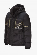 Оптом Куртка зимняя мужская черного цвета 9449Ch, фото 2