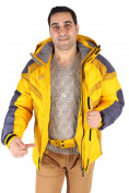 Оптом Куртка зимняя мужская желтого цвета 9453J, фото 2