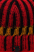 Оптом Шапка еврозима руни бордового цвета 6027Bo в Перми, фото 3