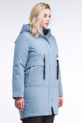 Оптом Куртка зимняя женская молодежная серого цвета 95-906_2Sr в Новосибирске