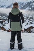Оптом Горнолыжный костюм зимний для мальчика цвета хаки 9517Kh, фото 2