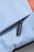 Оптом Горнолыжный костюм зимний для мальчика оранжевого цвета 9517O, фото 14