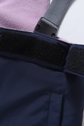 Оптом Горнолыжный костюм зимний для девочки розового цвета 9518R, фото 18