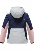 Оптом Горнолыжный костюм зимний для девочки серого цвета 9518Sr, фото 3