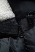Оптом Парка зимняя мужская с капюшоном черного цвета 9533-1Ch, фото 13