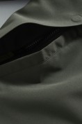 Оптом Парка зимняя мужская с капюшоном цвета хаки 9533-1Kh, фото 8