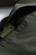 Оптом Парка зимняя мужская с капюшоном цвета хаки 9533-1Kh, фото 9
