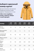 Оптом Парка зимняя подростковая для мальчика с капюшоном желтого цвета 9533J, фото 7