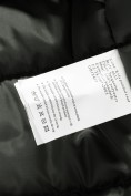 Оптом Парка зимняя подростковая для мальчика с капюшоном цвета хаки 9533Kh, фото 12
