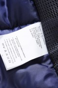 Оптом Парка зимняя подростковая для девочки с капюшоном и мехом темно-синего цвета 9536TS, фото 12