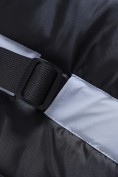 Оптом Парка зимняя мужская с капюшоном и мехом енот синего цвета 9537-1S, фото 12