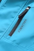 Оптом Парка зимняя подростковая для мальчика с капюшоном и мехом голубого цвета 9537Gl, фото 9