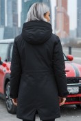 Оптом Парка зимняя женская с капюшоном черного цвета 9538-1Ch, фото 2