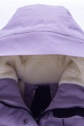 Оптом Парка зимняя подростковая для девочки с капюшоном сиреневого цвета 9538Sn, фото 9