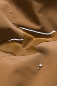 Оптом Парка зимняя подростковая для мальчика с капюшоном коричневого цвета 9539K, фото 16