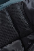 Оптом Парка зимняя подростковая для мальчика с капюшоном темно-зеленого цвета 9539TZ, фото 13