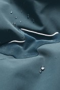 Оптом Парка зимняя подростковая для мальчика с капюшоном темно-зеленого цвета 9539TZ, фото 16