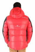 Оптом Куртка пуховик мужская красного цвета 9573Kr в Казани, фото 3