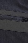 Оптом Ветровка мужская софтшелл виндстоппер с капюшоном спортивная черного цвета 9611_1Ch, фото 15