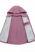Оптом Ветровка женская софтшелл виндстоппер с капюшоном спортивная малинового цвета 9612_1M, фото 10