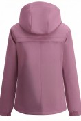 Оптом Ветровка женская софтшелл виндстоппер с капюшоном спортивная малинового цвета 9612_1M, фото 7