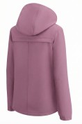 Оптом Ветровка женская софтшелл виндстоппер с капюшоном спортивная малинового цвета 9612_1M, фото 8