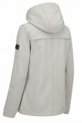 Оптом Ветровка женская софтшелл виндстоппер с капюшоном спортивная серого цвета 9612_1Sr, фото 9