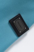 Оптом Парка женская софтшелл виндстоппер удлинённая с капюшоном бирюзового цвета 9614_1Br, фото 12