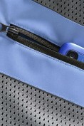 Оптом Парка женская софтшелл виндстоппер удлинённая с капюшоном голубого цвета 9614_1Gl, фото 12
