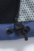 Оптом Ветровка женская софтшелл виндстоппер с капюшоном спортивная синего цвета 9616_1S, фото 15