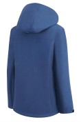 Оптом Ветровка женская софтшелл виндстоппер с капюшоном спортивная синего цвета 9616_1S, фото 6