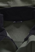 Оптом Ветровка мужская софтшелл виндстоппер с капюшоном спортивная цвета хаки 9617_1Kh, фото 18