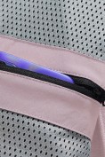 Оптом Парка женская софтшелл виндстоппер удлинённая с капюшоном розового цвета 9618_1R, фото 18