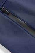 Оптом Мужская куртка виндстоппер больших размеров спортивный темно-синего цвета 9619_1TS, фото 13