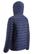 Оптом Куртка мужская гибридная стёганая с капюшоном с графеновой подкладкой темно-синего цвета 9621_1TS, фото 4