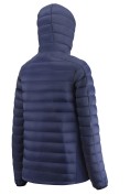 Оптом Куртка мужская гибридная стёганая с капюшоном с графеновой подкладкой темно-синего цвета 9621_1TS, фото 5