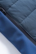 Оптом Куртка женская гибридная стёганая с капюшоном с графеновой подкладкой синего цвета 9622_1S, фото 13