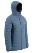 Оптом Куртка женская гибридная стёганая с капюшоном с графеновой подкладкой синего цвета 9622_1S, фото 3