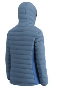 Оптом Куртка женская гибридная стёганая с капюшоном с графеновой подкладкой синего цвета 9622_1S, фото 5