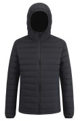 Оптом Куртка мужская стёганая с капюшоном с графеновой подкладкой черного цвета 9623_1Ch