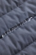 Оптом Куртка мужская стёганая с капюшоном с графеновой подкладкой темно-серого цвета 9623_1TC, фото 11