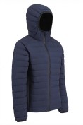 Оптом Куртка мужская стёганая с капюшоном с графеновой подкладкой темно-синего цвета 9623_1TS, фото 3