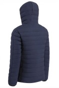Оптом Куртка мужская стёганая с капюшоном с графеновой подкладкой темно-синего цвета 9623_1TS, фото 5