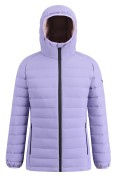 Оптом Куртка женская стёганая с капюшоном с графеновой подкладкой сиреневого цвета 9624_1Sn