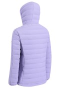 Оптом Куртка женская стёганая с капюшоном с графеновой подкладкой сиреневого цвета 9624_1Sn, фото 4