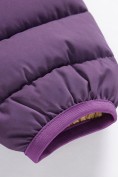 Оптом Куртка женская стёганая с капюшоном с графеновой подкладкой темно-фиолетового цвета 9624_1TF, фото 10