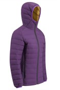 Оптом Куртка женская стёганая с капюшоном с графеновой подкладкой темно-фиолетового цвета 9624_1TF, фото 3